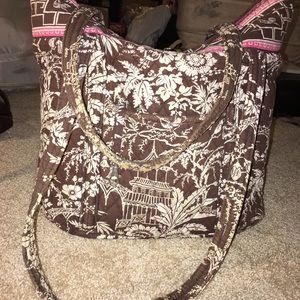 Vera Bradley Large Imperial Toile-Tote/Shoulder